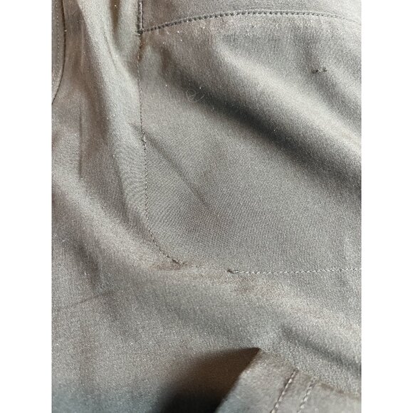 Athleta Aspire Green Athletic Workout Ankle Pants Size 4 Ruched - Picture 11 of 12